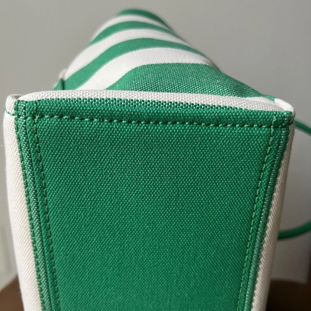 Kate Spade Jett Canvas LARGE Tote in Green Bean Multi #KB695 NWOT - Picture 11 of 14